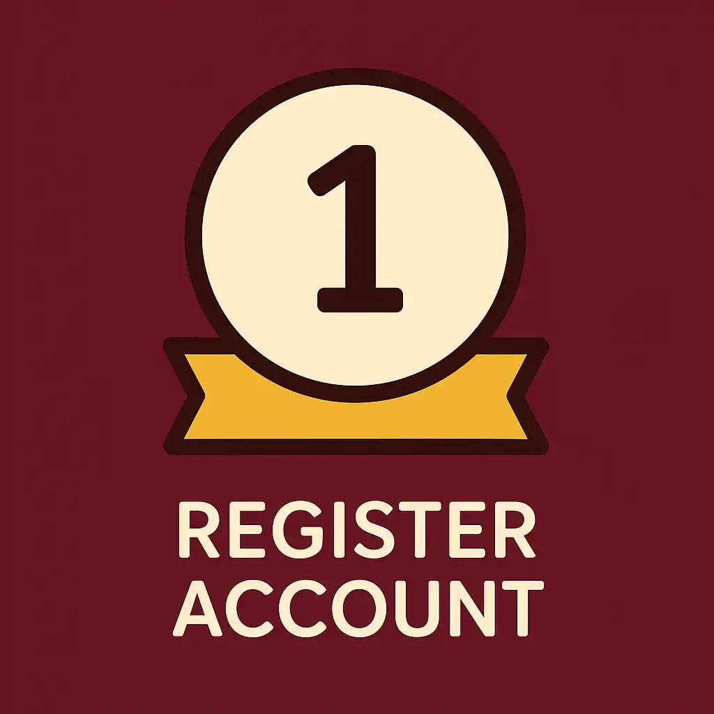 Icon representing account registration